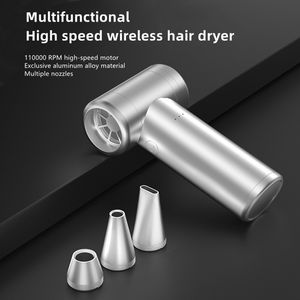 Hair Dryers Wireless Dryer Multifunctional Outdoor Barbecue Carbon Blowing Dust Removal Portable Charging High Speed 230821