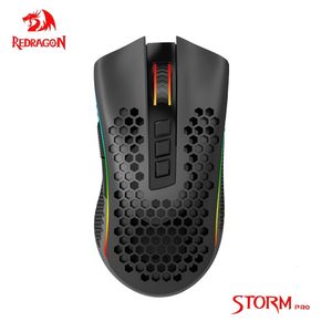 Möss Redragon Storm Pro M808KS RGB USB 24G Wireless Gaming Mouse 16000 DPI Programmerbar Ergonomic för Computer Gamer Laptop PC 230821