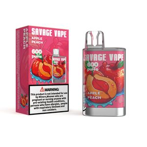 savage vape crystal 600 puffs disposable e cigarettes pen box kit puff 800 cola bottle 500mah battery 2ml prefilled carts 20mg nic vapers pod bar