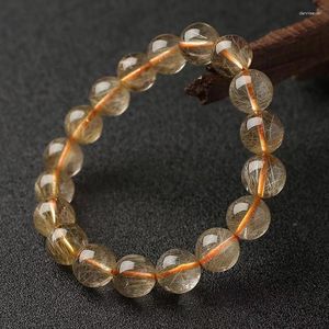 Strand Free Natural Crystal Bracciale Bracciale in titanio a mano singola corda da regalo all'ingrosso collezione di amici