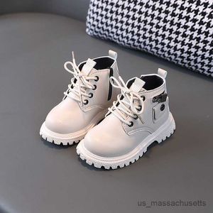 Boots Autumn and Winter New Style Girls' Shoes Boys' Boots Children's Side Zipper Fashion Short Boots R230822