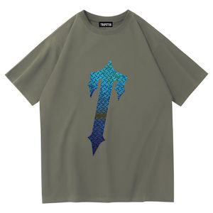 トラップスターデザイナーTシャツメン人気フラッシュファッション服ポロサマーティーサマーポロムーブメントプリントトラックスーツTシャツドレス付きポケット