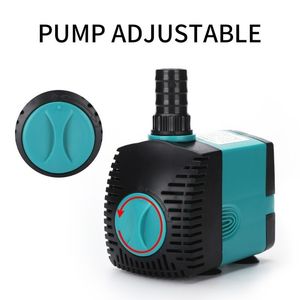 Aquariums Lighting Multifunction Submersible Pump Fish Tank Water Aquarium Pond Pumping Machine Side Suction Pumps 230821