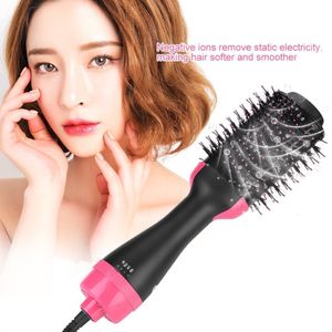 Hair Dryers 1000W Dryer Air Brush Styler and Volumizer Straightener Curler Comb Roller One Step Electric Ion Blow 230821
