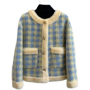 Feminino furão feminina menina ovelha cisalhando casacos elegantes e elegantes casacos de lã de lã de lã de lã de inverno jt3277 230822