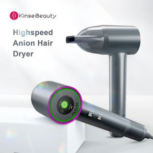 Hair Dryers Kinseibeauty High Speed Negative Ion Dryer Fast Dry Styling 5 Smart Modes Easy Switching 230821