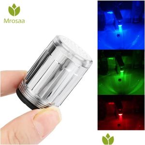 Andere Wasserhähne Duschen Accs Wasserhähne LED -Licht Wasserkabeldüse RGB GLOW Duschstrom Wasserhahnkopftemperatursensor oder 7 Farbflotyqd