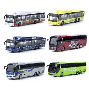 Diecast Model Car Majoretted City Bus Man Lion's City C 1/64 Die-Cast Model Collection Toy Vehicles 230821