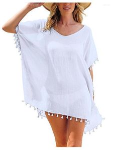 Swimwear's Swimwear Women Beach Cover Up pizzo in pizzo Crochet Swimsuit Abito estivo Coperture da bagno Sump-Ups Weads Wear Tunic