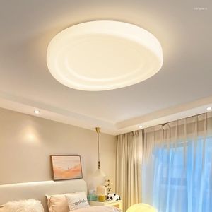 Lustres de lustres de teto de teto moderno LEDIDO DA sala de estar de jantar Estudar casa Deco Branco Proteção para os olhos Lâmpada de lâmpada interna iluminação