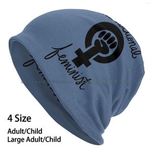 Berets Intersectional Feminist Beanies Knit Hat Feminism Symbol Cool Woman Womens Rights Brimless
