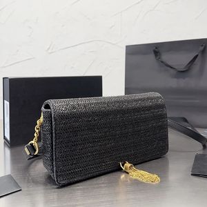 crossbody bags for women Tassel bag designer bags shoulder bag New Summer Cool Luxury Fashion Bamboo Beach Woven Wallet