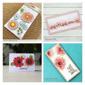 Geschenkverpackung exquisite Blumen Briefmarken Sammelalbum Tagebuch Dekoration Vorlage Vorlage DIY Grußkarte handgefertigte Produkte für 2023