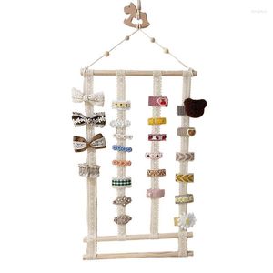 Ganci organizzatore di cravatte per ragazze per ragazze boho headband gancer accessori rack per bambini soggiorno