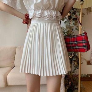 White Pleated Skirt For Women Summer Design Niche High Waists Babes A Line Short Half Wholesale
