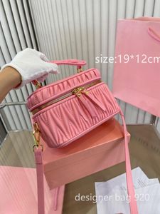 Designer bag Luxury Bag Pink Tote Bag Classic simple crossbody bag Durable and comfortable shoulder bag Avant-garde handbag Stylish women's bag Bowling square bag