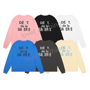 Gall Depts ery T shirts Mens Designer Fashion long sleeves autumn Cotton Tee letters print High Street Luxurys Women leisure Unisex Tops Size S-XL