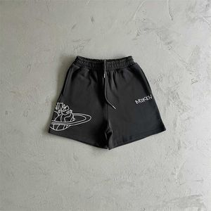 Pantaloncini da uomo Broken Planet Pantaloncini sportivi Bpm con ricamo nero alla moda Originali di mercato