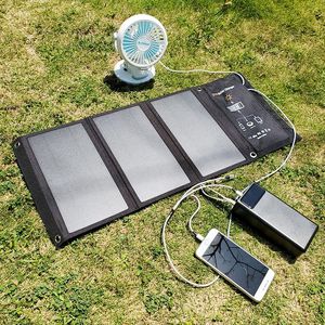 20W 30W 40W 45 W 60W Painéis solares portáteis carregador de bateria impermeável dobrável qc3.0 com porta USB tipo C DC Compatível com comprimidos de celular Tablets