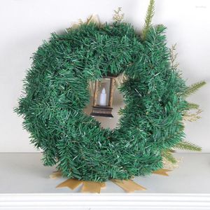 Flores decorativas Decoração festiva Decoração de Natal Garland com bola leve gravata borboleta requintada artesanato para a porta