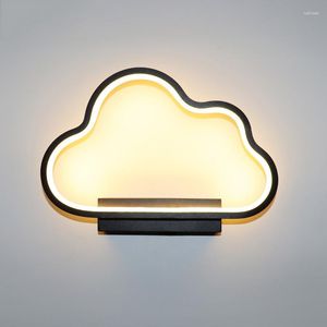 Wandlampe 14W LED Light Wolkenform Schlafzimmer Nachttreppe Wohnzimmer Korridor Innenhause Leuchte Aluminium