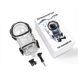 Andra kameraprodukter Sportdykvattensfodringsskyddande undervattensöverdrag för Insta360 X3 Action 230823