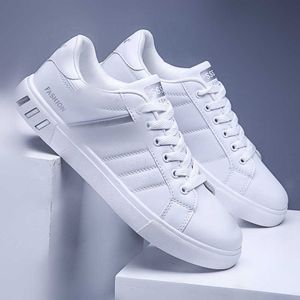 Löpskor män sneakers män skor billig platt bekväm höst vår mode vit duk sneakers kvinnor skor 230803