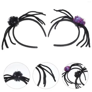 Bandanas cosplay parti kafa bantları cadılar bayramı başlık dekorasyonları örümcek festivali saç çemberleri po props