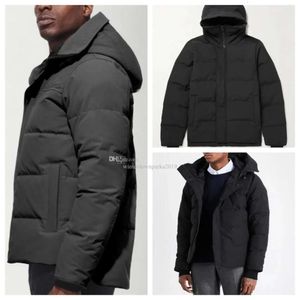 Goode Designer Mens Down Jackets White Duck Windbreak Men Parkas Jacka Collar Winter Puffer Real Wolf Päls Coat Arctic Hood Trim