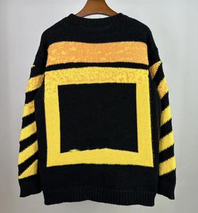 Projektant Top Men Sweater jesienny i zimowy moda ciepła wysokiej klasy wełna dla mężczyzn i kobiet pary ten sam sweter m-2xl