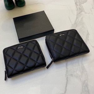 Projektanci Paris Plaid Thread High-end męski portfel Karta kredytowa Purse Portfel Portfels Luksusowe torebki Billfold torebki w stylu europejskim i amerykańskim