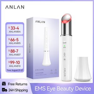 Face Care Devices ANLAN EMS Eye Beauty Device Microcurrent Anti Wrinkle Remove Bags Dark Circles Light Therapy Lifting Massage Instrument 230823