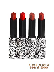 Nowe panie; Lipstick Night Glow Zebra Limited Black Gold Bar Lipstick # 314 # 21 # 302 # 1966