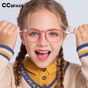 Moda güneş gözlüğü çerçeveleri 54671 kız optik gözlükler için kare mavi ışık engelleme gözlükleri çerçeve çocuk anti bilgisayar gözlükleri çocuk UV400 230822