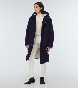 Cappotti di lana maschile designer con cappotti lunghi con cappuccio uomo abbigliamento autunnale loro imbottito in cashmere piana