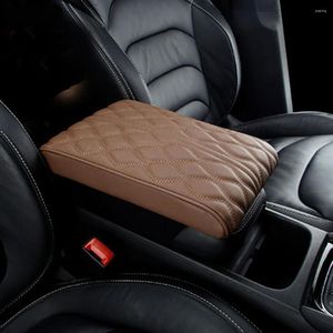 Car Seat Covers Central Armrest Pad Multi-color Auto Center Console Arm Rest Box Mat Cushion Pillow Cover Vehicle Protective Styling