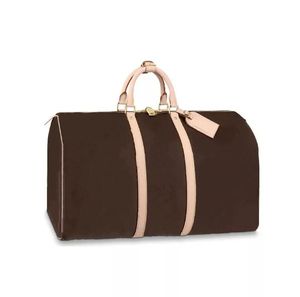 Duffel Bags Top Bandouliere äkta läderdesigner Kvinnor Mens Travel Duffle Casual Bag Luxury Rolling Softsided Bagage Set resväska lyxdesigner Bag