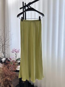 Skirts Spring/summer Copper Wire Fishtail Skirt Without Tension. Bottom Micro-fishtail Style