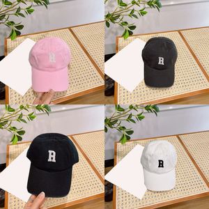 Brand Denim Baseball Cap Casual Stylish Couple Canvas Letter Embroidery Duck Tongue Hat Outdoor Sunscreen Large Brim Hat