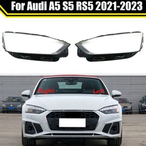 Auto-Scheinwerferabdeckung für Audi A5 S5 RS5 2021-2023 Scheinwerferlampenlampenschatten Lampendeckel-Scheinwerferleuchte-Licht-Objektivschale