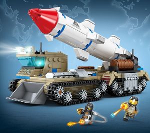 Wizard Build Block Castle Craft Lepin Brand Missile Vehicle and Tank Military Build Block with Lighting Block Military Tank Puzzle Toys for Boy Christmas Gifts