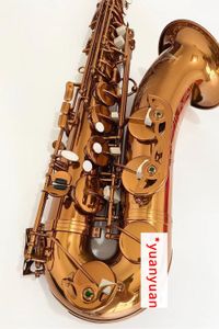 Klassiskt kaffeguld Mark VI en-till-en Originalstruktur B-Key Professional Tenor Saxophone Nostalgic Professional-Sound