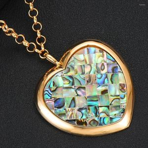 Pendant Necklaces Missvikki Luxury Romantic Oval Heart Chain Necklace Jewelry For Women Girl Lover Gift Handmade Big Opal Charm