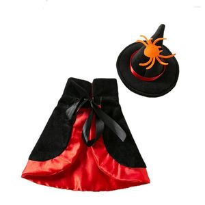 Dog Apparel Pet Cloak Stylish Halloween Costumes Breathable Hat Set For Dogs Cats Adjustable Comfortable Supplies Small