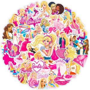 100PCS Cute pink Stickers Pack for Girl Boba Bubble Teas Decal Sticker To DIY Luggage Laptop Guitar Car