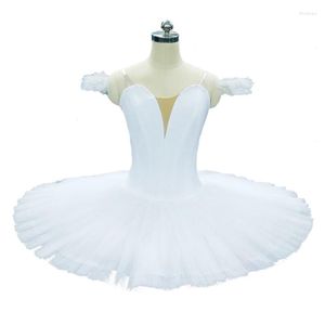 Abbigliamento da palco all'ingrosso Dimensioni personalizzate femminile femminile White Swan Lake Professional Ballet tutus