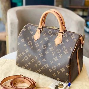 Casual Fashion Travel Bag Print Flower Women Handbags Sale High Capacity Bags Cartoon Brown Pillow shoulder bags Totes 5188