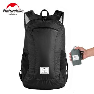 Sırt çantası paketleri 18L Yürüyüş Sırt Çantası Ultralight katlanabilir su geçirmez seyahat çantaları erkekler için açık portatif kadın kamp küçük 230822