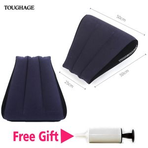 Sports Toys Toughage Sex Furniture Inflatable Sexual Position Sofa Sex Cushion Pillow Multifunctional Magic Triangle Pillow with Free Gift