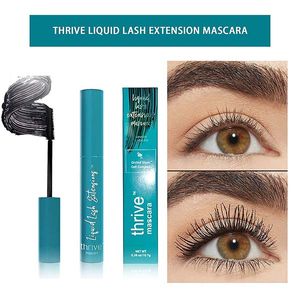 Famous Brand thrive causemetics liquid lash extensions mascara 2colors 0.38oz/10.7g thick waterproof makeup mascara eye cosmetics black crystal brown Free Post